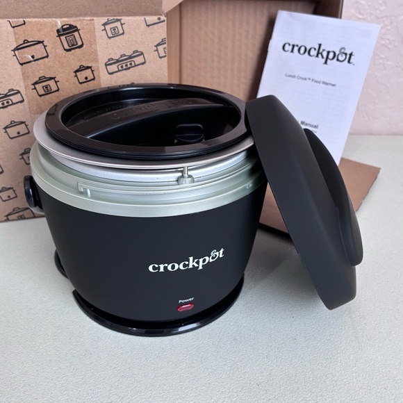 Crockpot Electric Lunch Box NEW Portable Food Warmer 20-Ounce Licorice Black - Picture 3 of 11